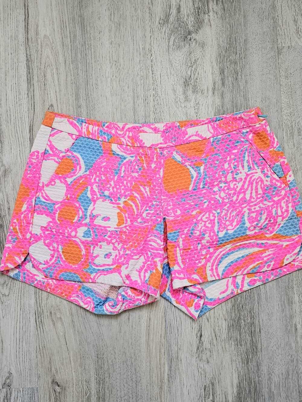 Lilly Pulitzer Cotton Side Zip Addie Shorts